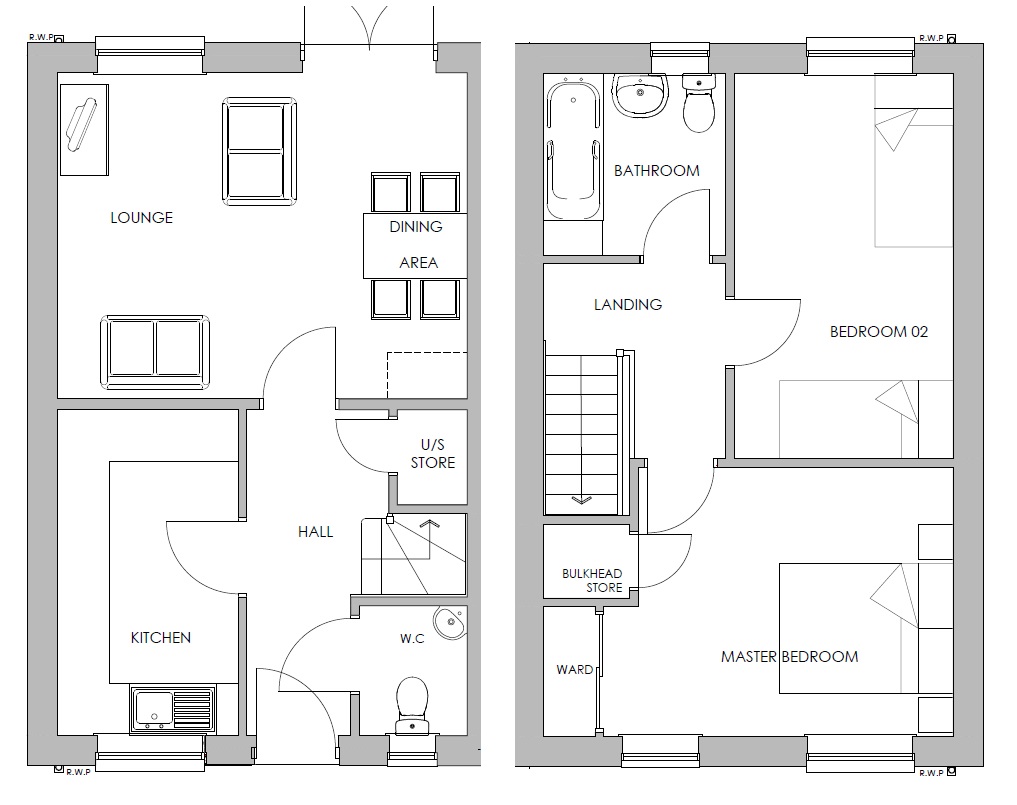 Signature Homes | The Coppice Phase 2 – 2 Bed Mid Terrace